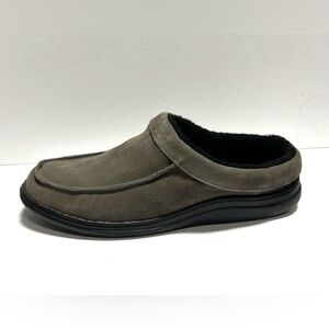 LB Evans Mens Edmonton Slippers Gray Size 13 M